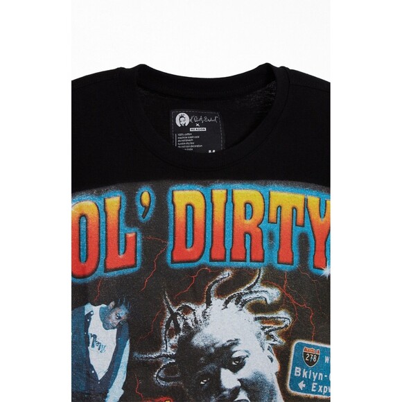 ODB Reason Men’s Black Ol' Dirty Bastard Short Sleeve Cotton T-Shirt Tee Size XL - Picture 5 of 7